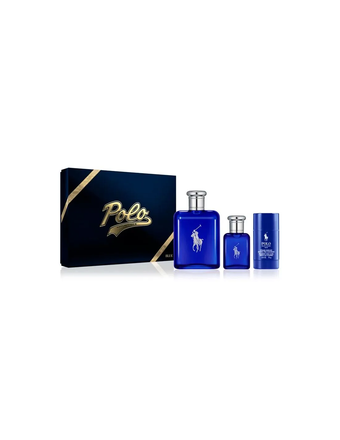 Ralph Lauren Polo Blue Eau de Toilette Estuche 3 Piezas