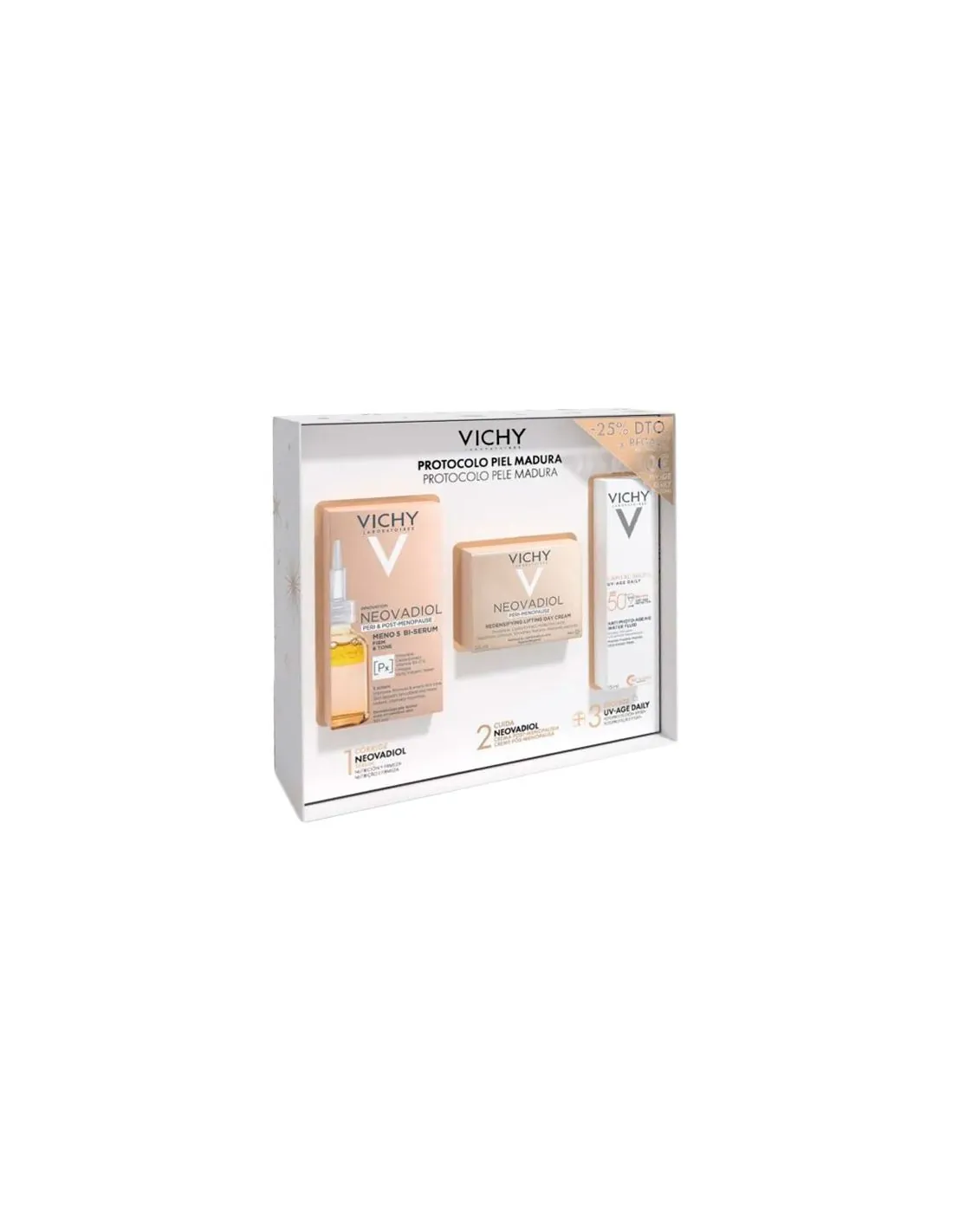 Vichy Nevadiol Meno B5 Serum Post-Menopausia Cofre 3 Piezas