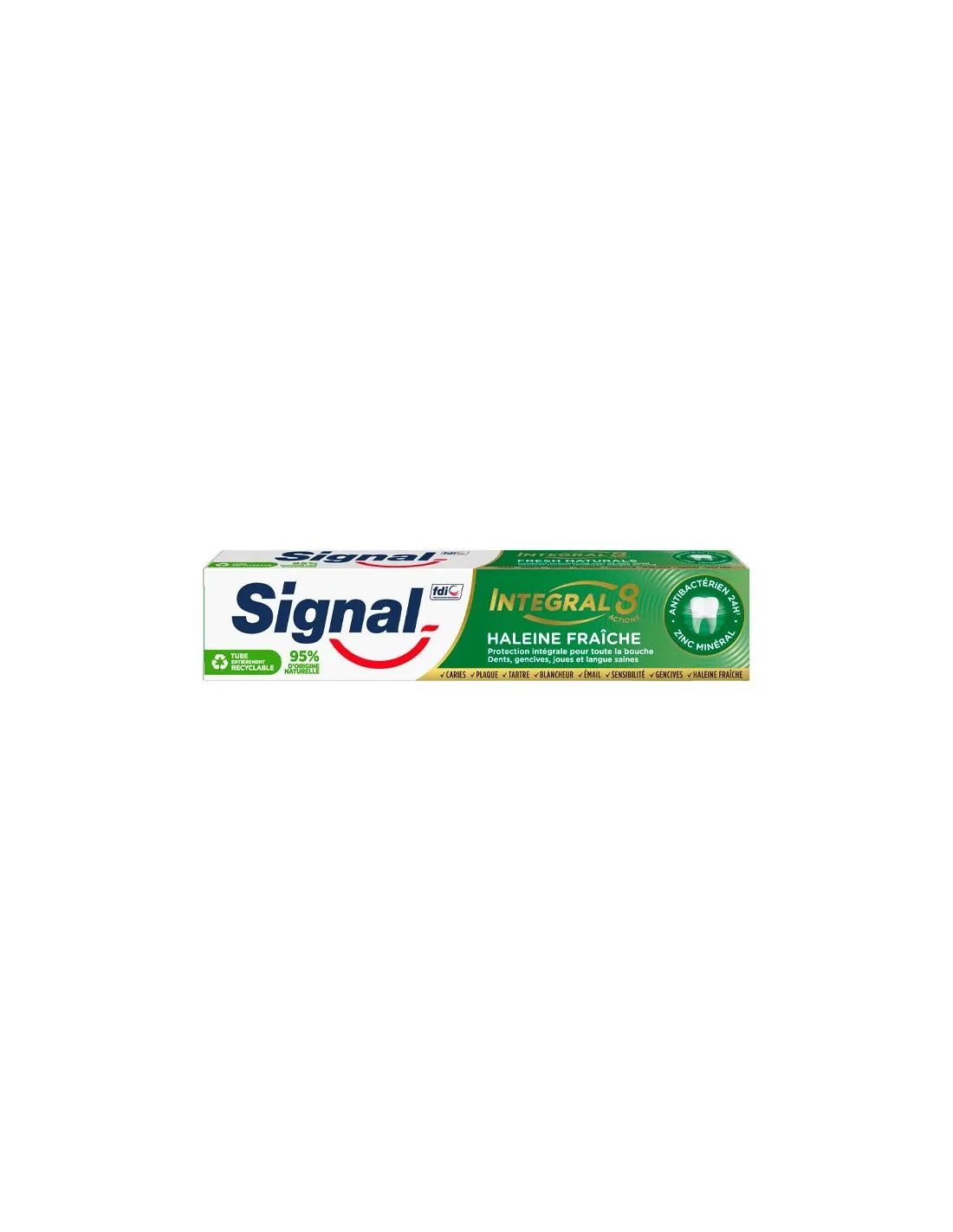 Signal Integral 8 Frescor Natural Pasta de Dientes