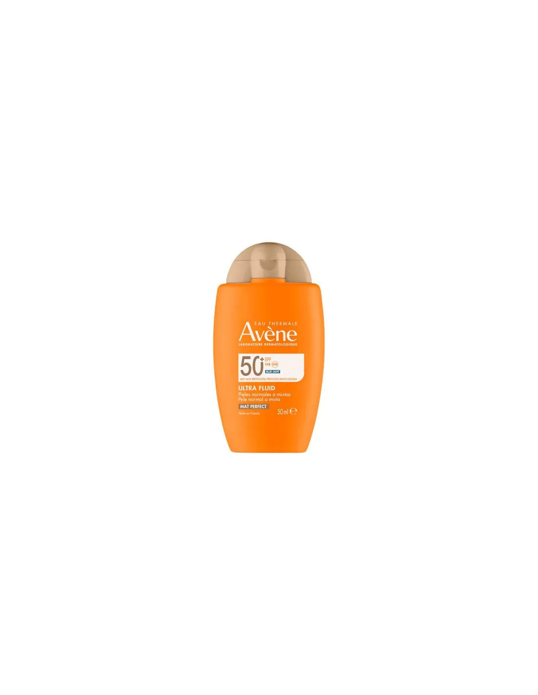 Avene Ultra Fluido Mat Perfect Pieles Normales a Mixtas Protector Solar Facial