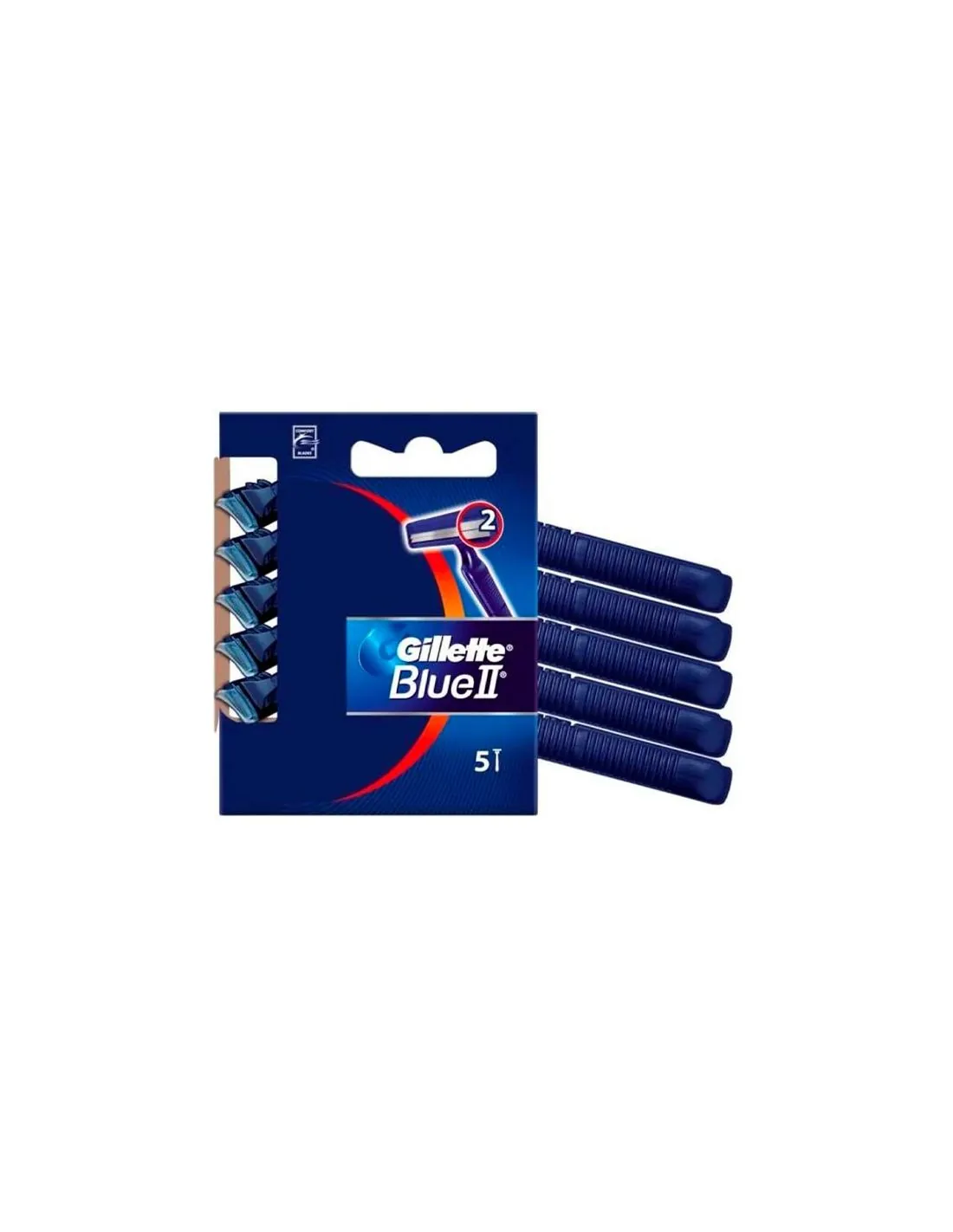 Gillette Blue II Maquinillas de Afeitar Desechable 5 uds