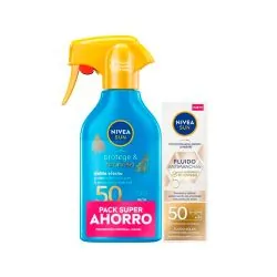 Nivea Sun Protege y Broncea Fluido Antimanchas Pack 2 Piezas