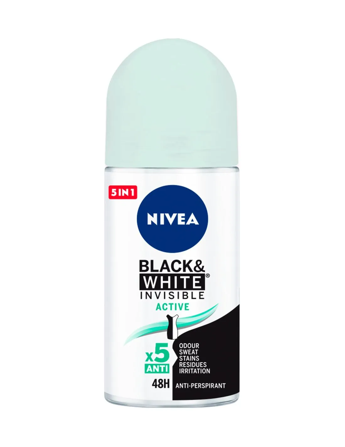 Nivea Black & White Invisible Active Roll On