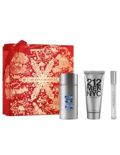 Carolina Herrera 212 Men Eau de Toilette Estuche 3 Piezas