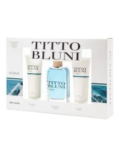 Titto Bluni Aqua Man Eau de Toilette Estuche 3 Piezas