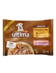 Ultima Fit & Delicious Salmón y Pavo en Salsa Comida para Perros